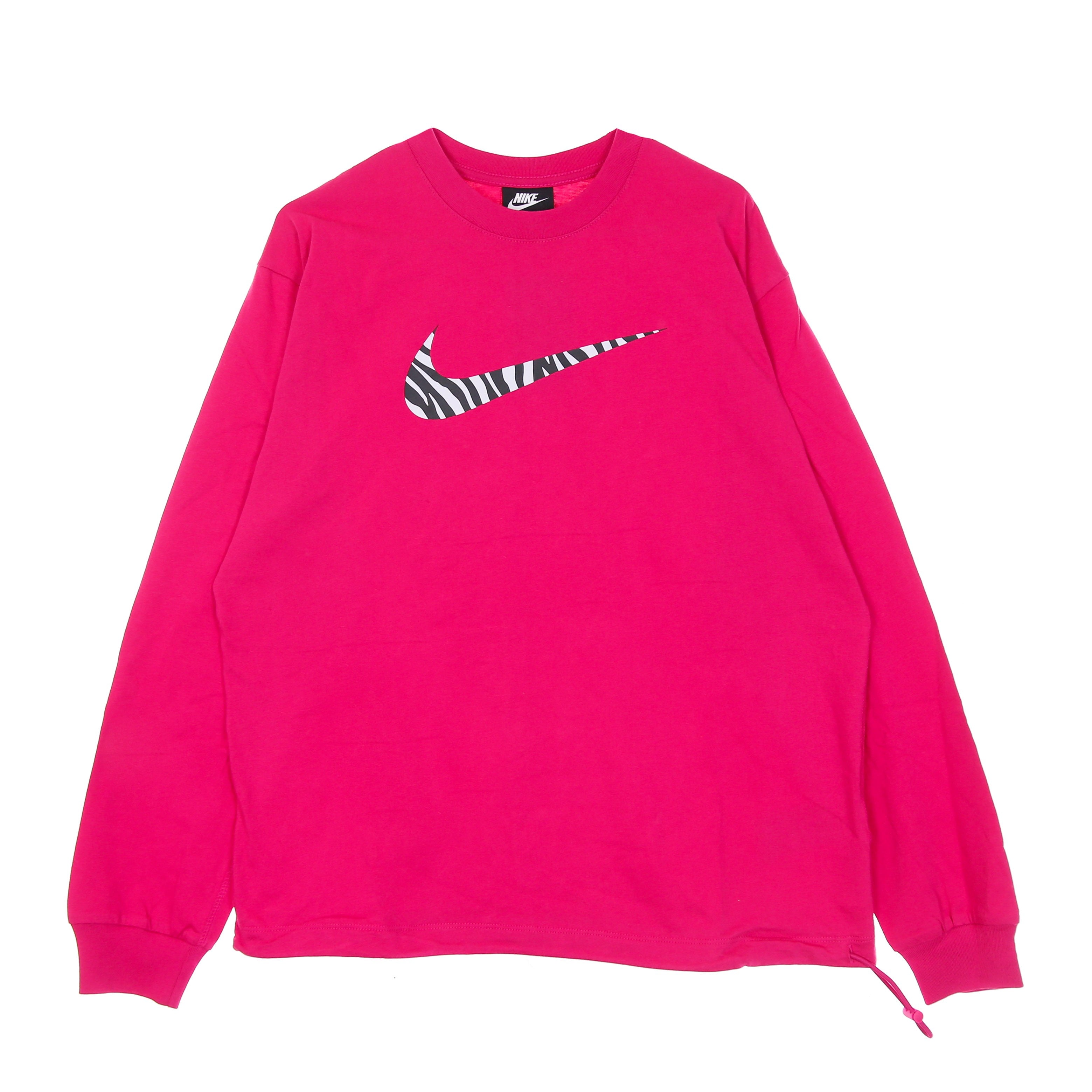 Women's Long Sleeve T-Shirt Sportswear Icon Clash L/s Top Fireberry/purple Chalk