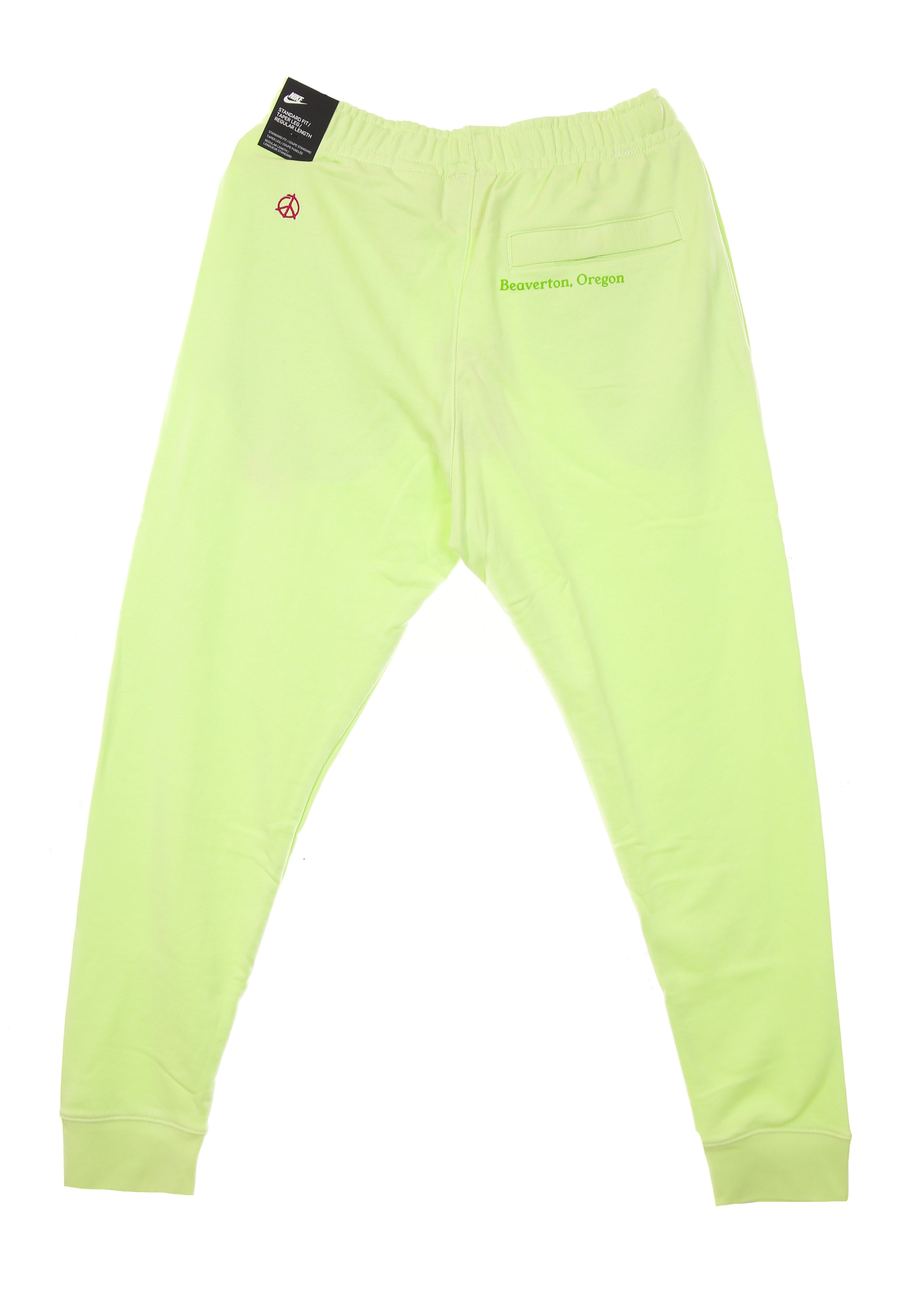 Nike, Pantalone Tuta Leggero Uomo M Sportswear Cuffed French Terry Pant World Tour, 