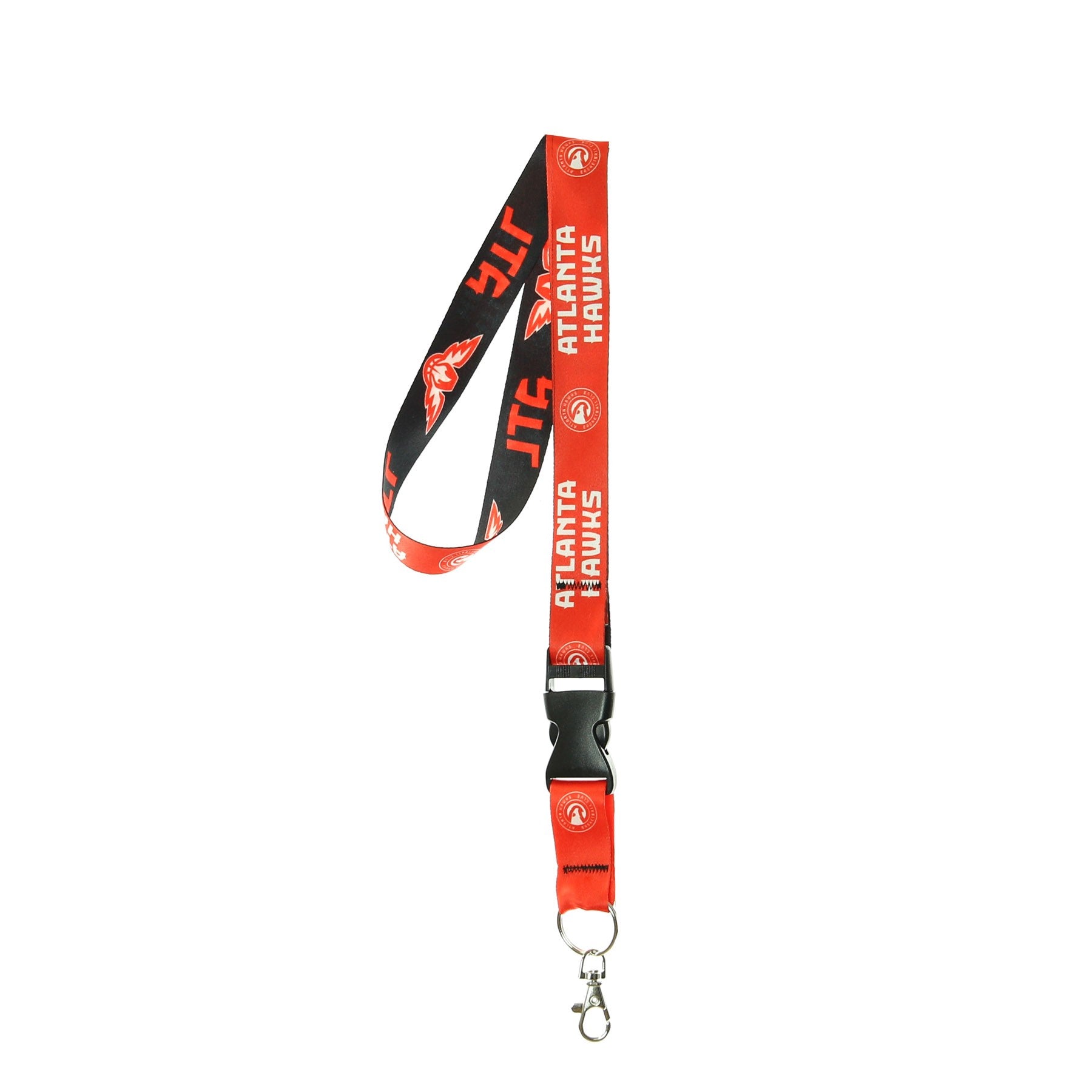 Portachiavi Laccetto Unisex Nba Lanyard With Buckle Atlhaw Original Team Colors