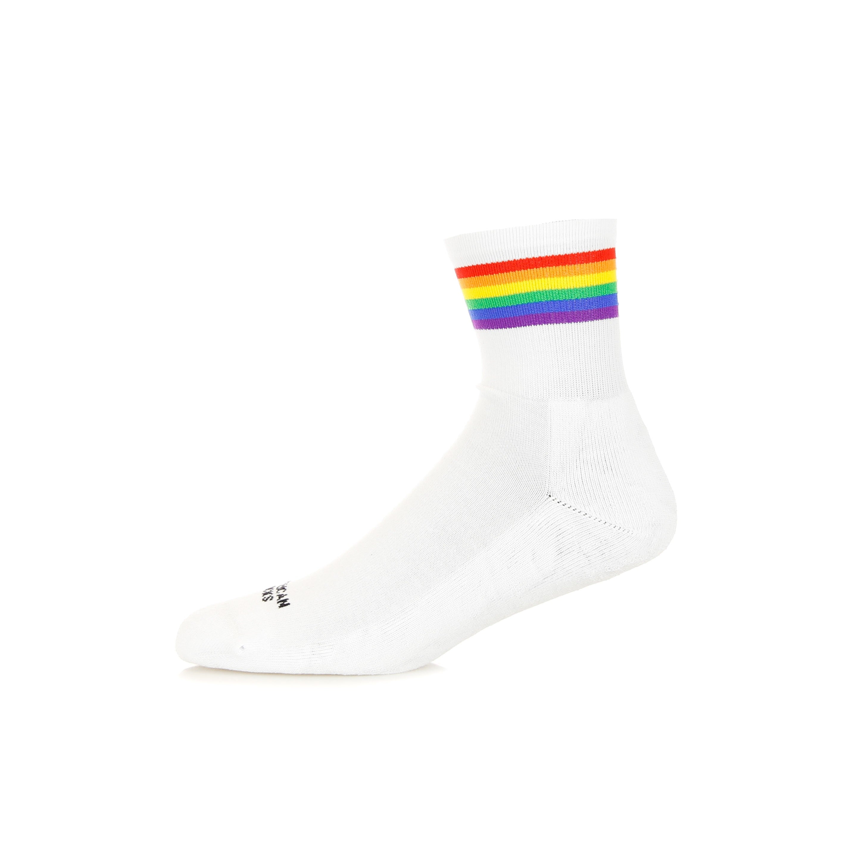 American Socks, Calza Bassa Uomo Rainbow Pride, 