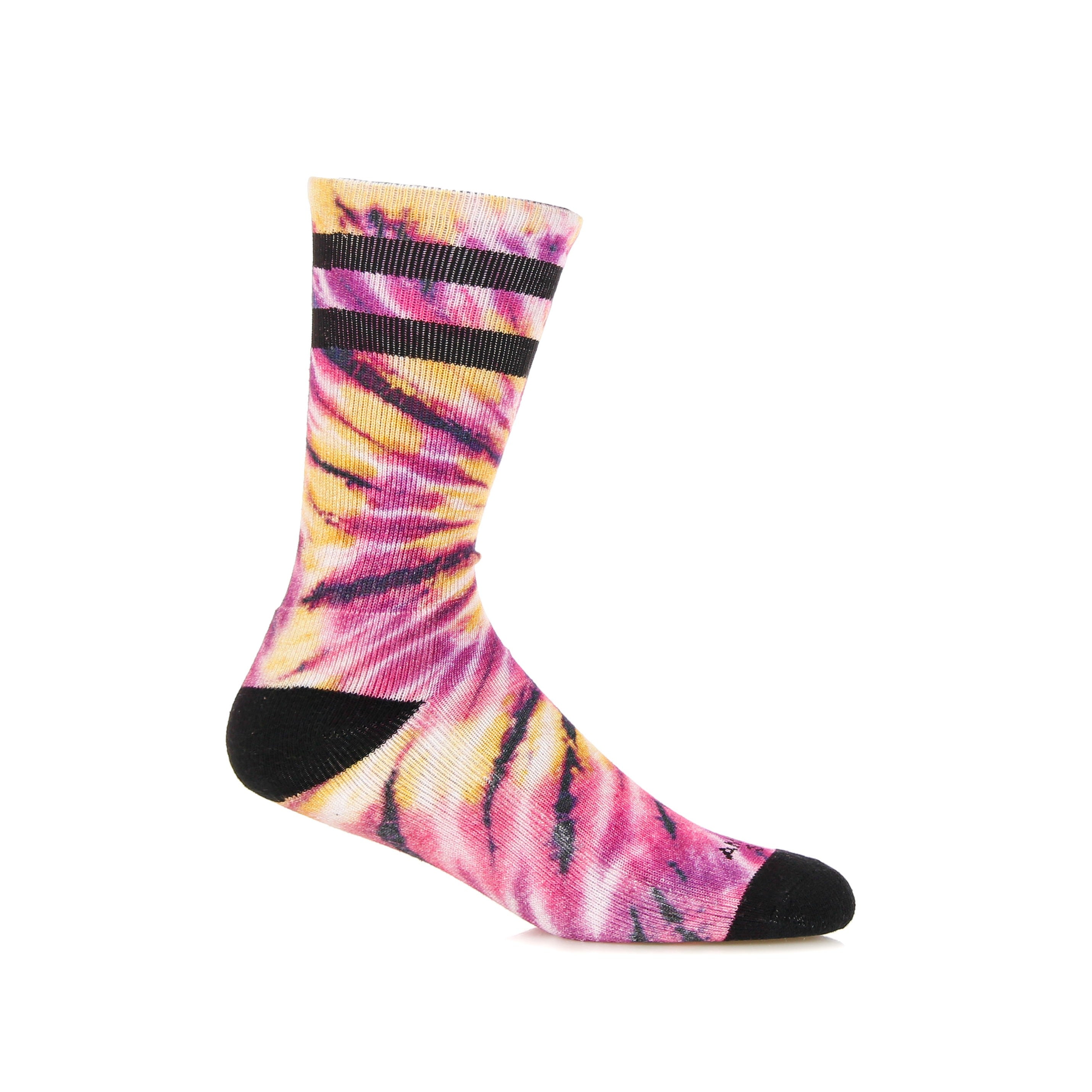 American Socks, Calza Media Uomo Mid High Tie Dye Passionfruit, 
