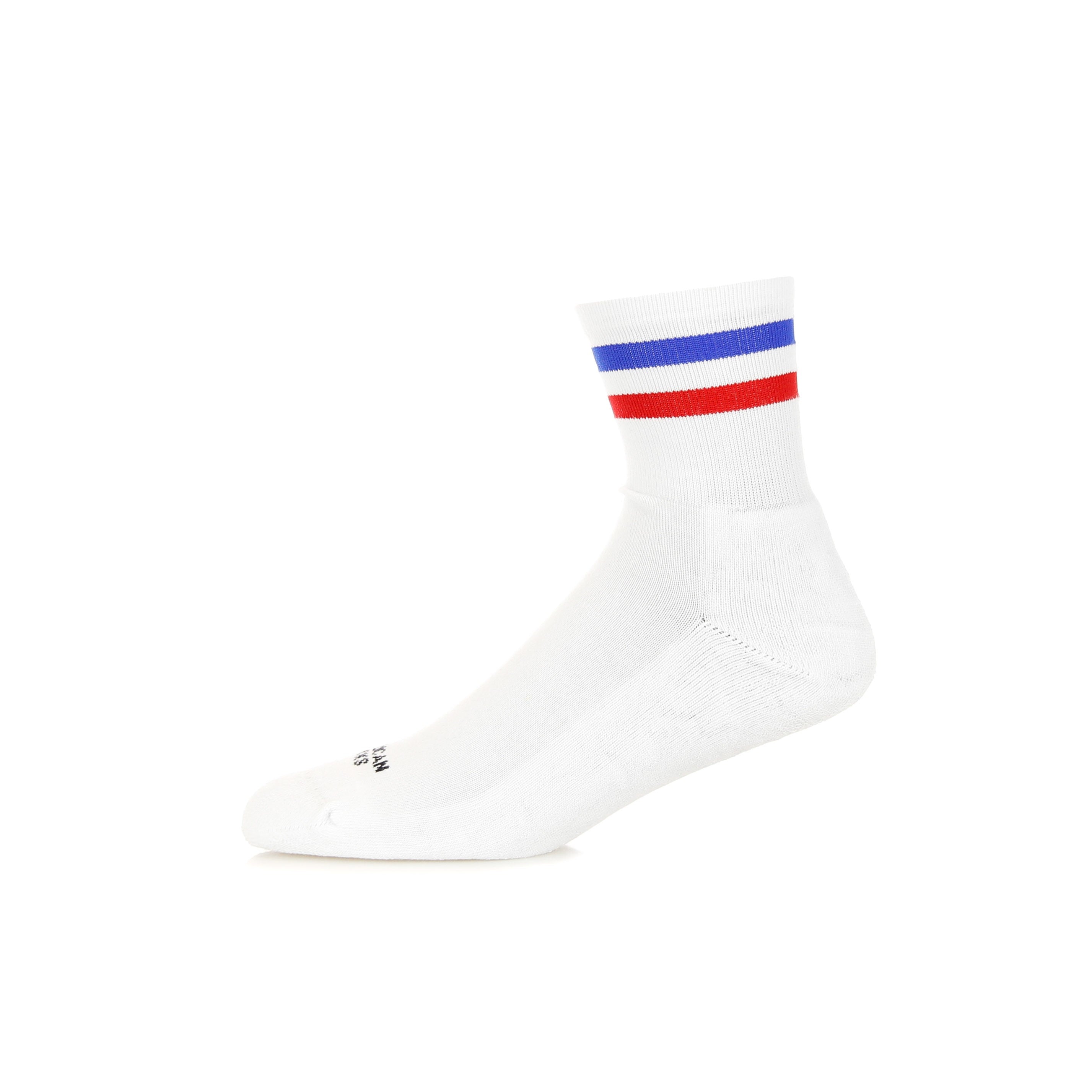 American Socks, Calza Bassa Uomo American Pride, White