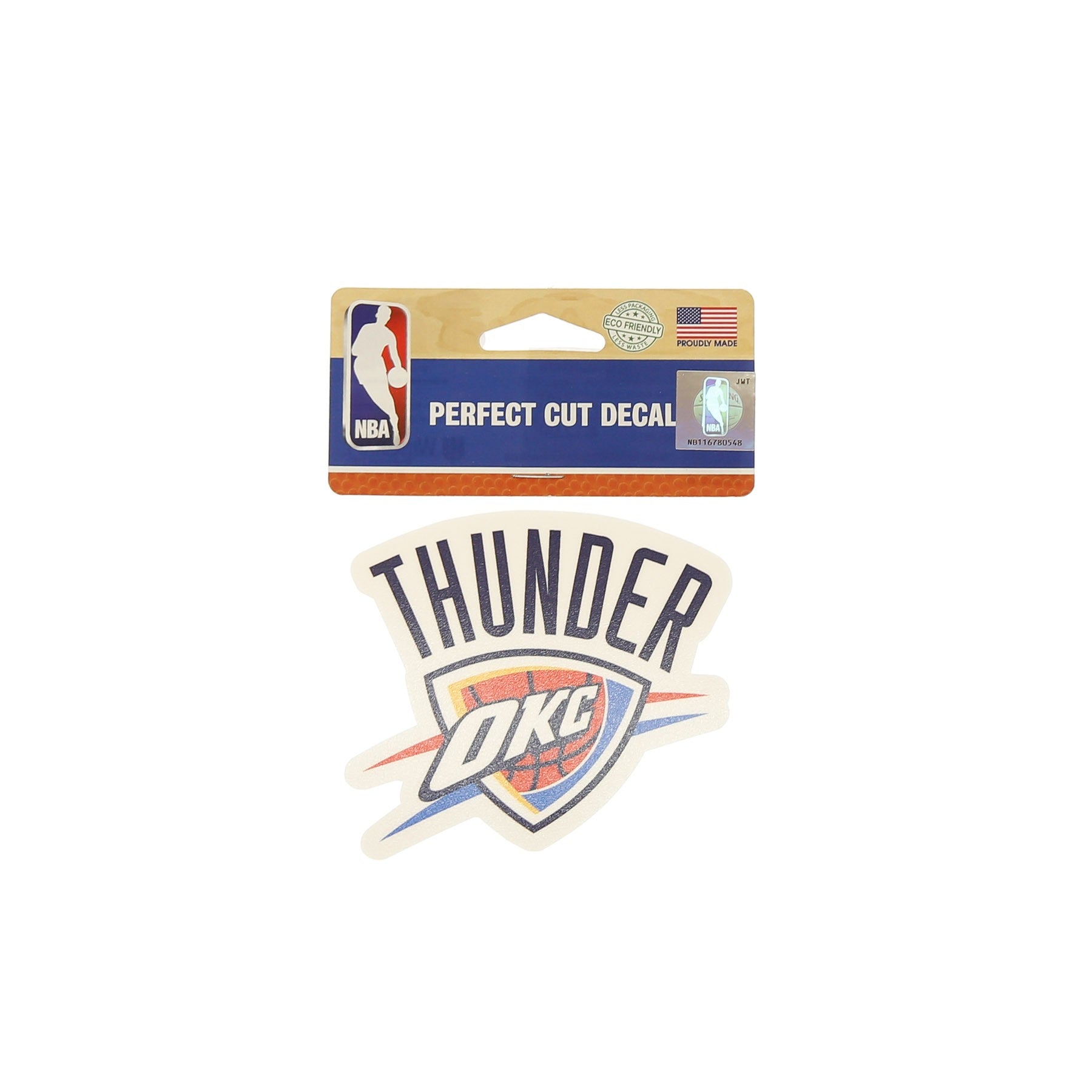Wincraft, Decalcomania Uomo Nba Decal Logo Oklthu, Original Team Colors