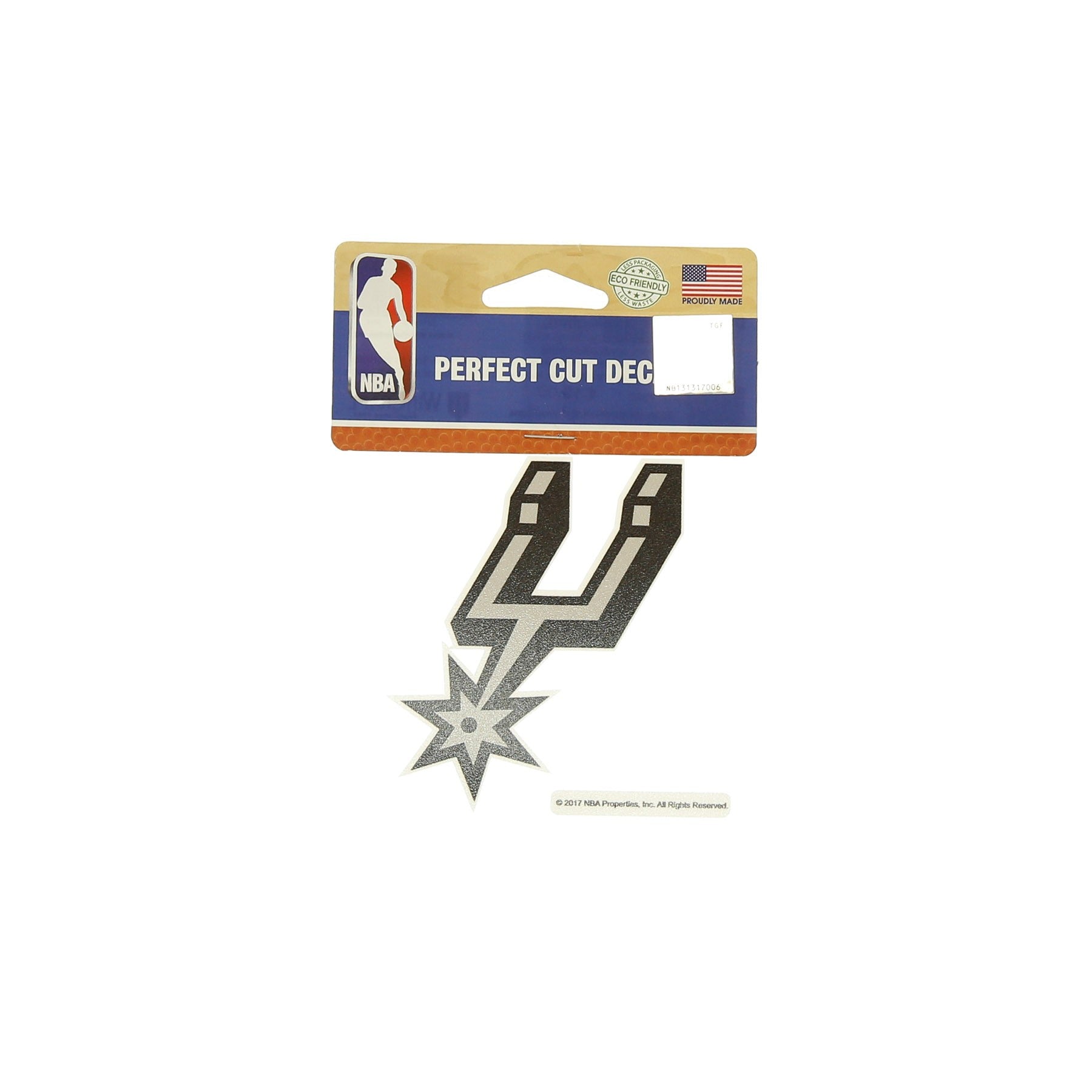 Wincraft, Decalcomania Uomo Nba Decal Logo Saaspu, Original Team Colors