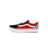 Vans, Scarpa Bassa Ragazzo Comfycush Old Skool (checkerboard), Black/red