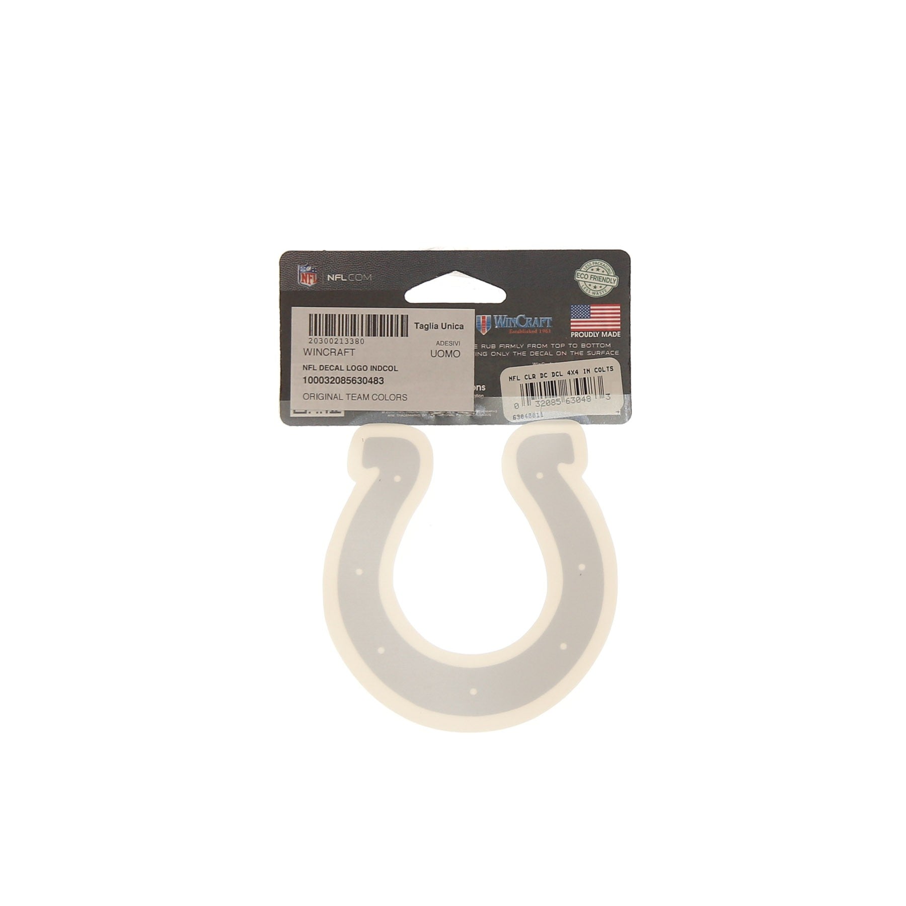Wincraft, Decalcomania Uomo Nfl Decal Logo Indcol, 