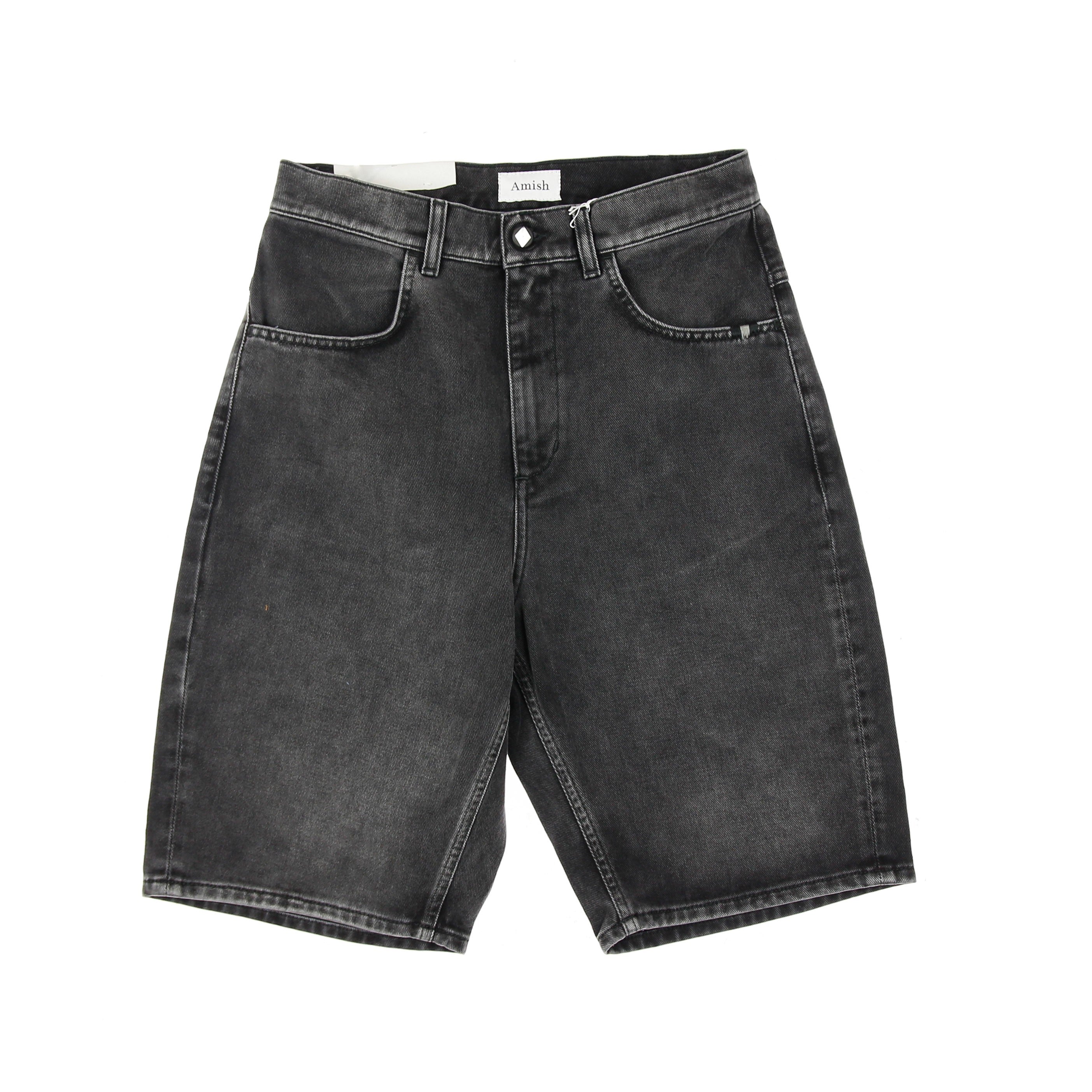 Short Men's Jeans Bermuda Tommy Black Stone