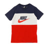 Nike, Maglietta Ragazzo B Sportswear Tee, Midnight Navy/white/university Red