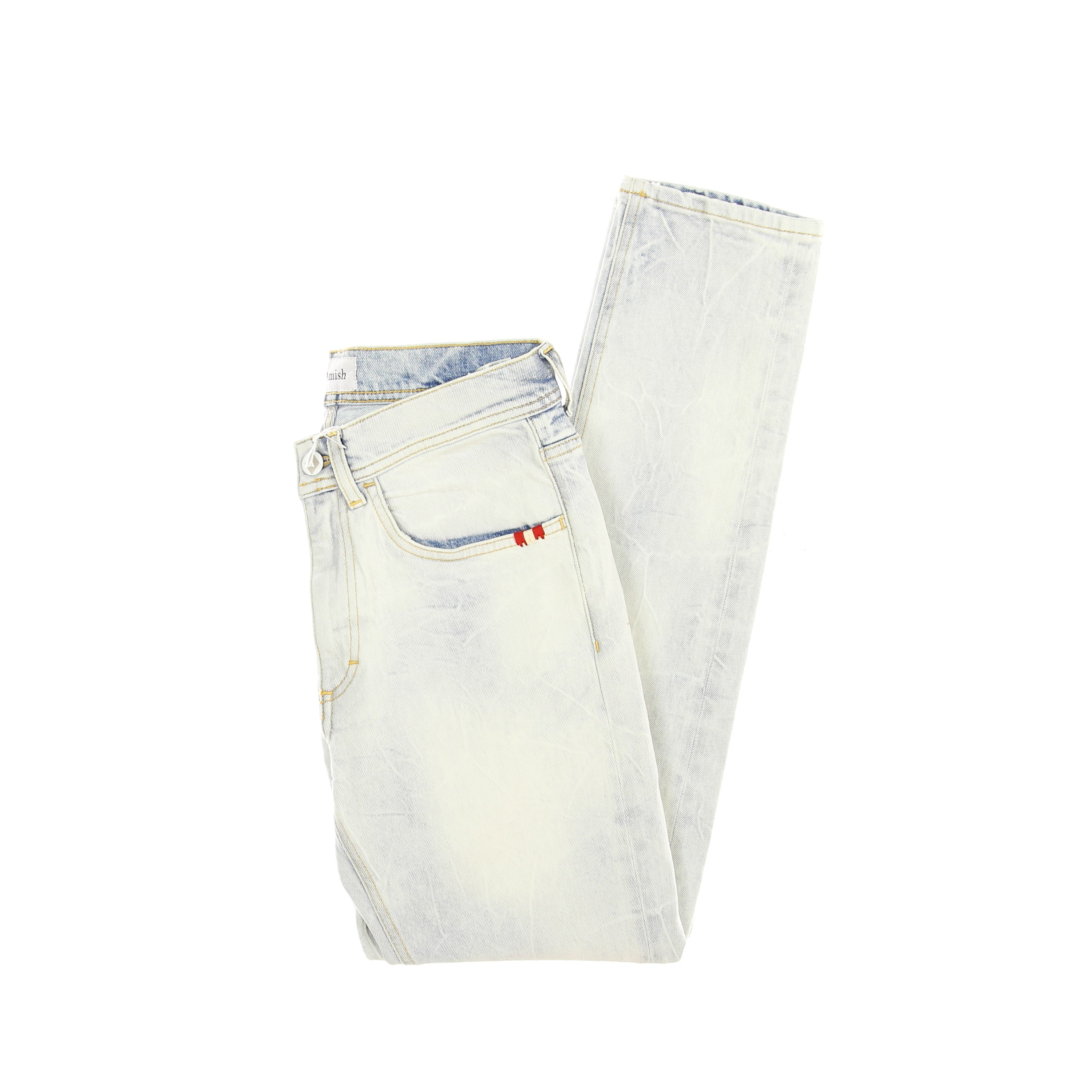David Comfort Men's Jeans Crinkle Bleach
