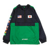 Huf, Giacca A Vento Infilabile Uomo Flags Anorak Jacket, French Navy