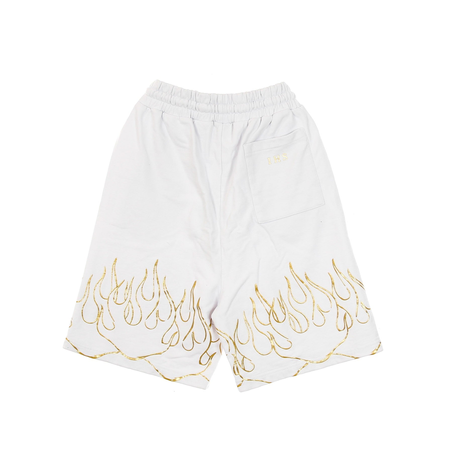 Ihs, Pantalone Corto Tuta Uomo 3d Print Flames Short, 