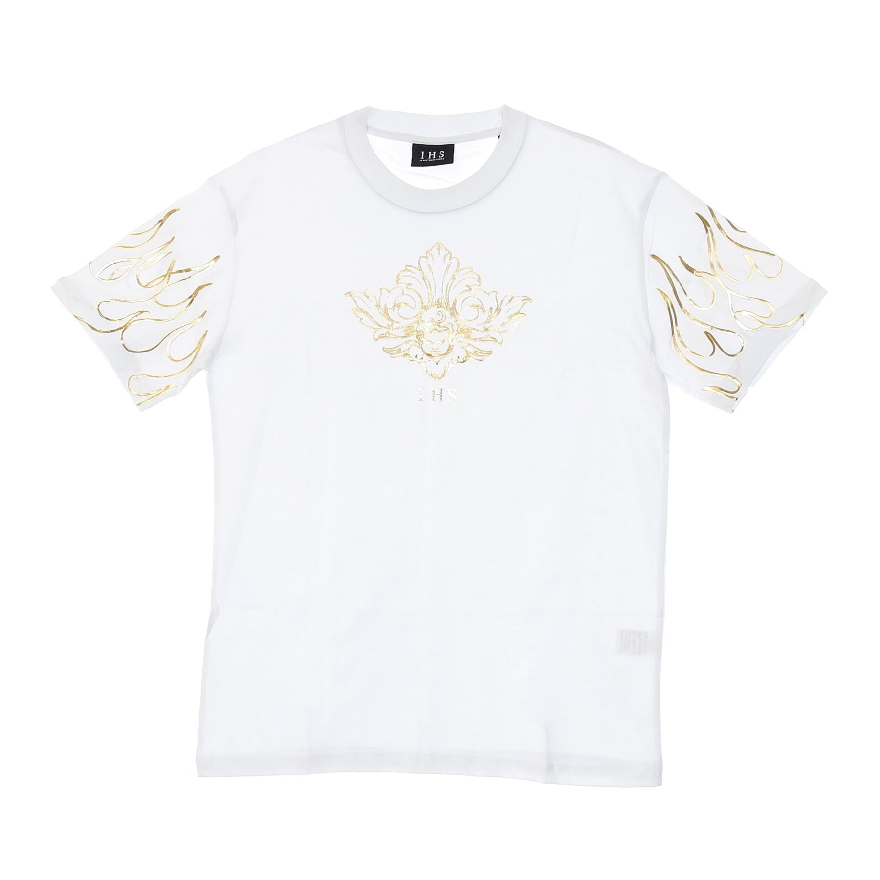 Ihs, Maglietta Uomo 3d Print Flames &angel Tee, 