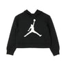 Jordan, Felpa Cappuccio Ragazza Jumpman Core Pullover, Black