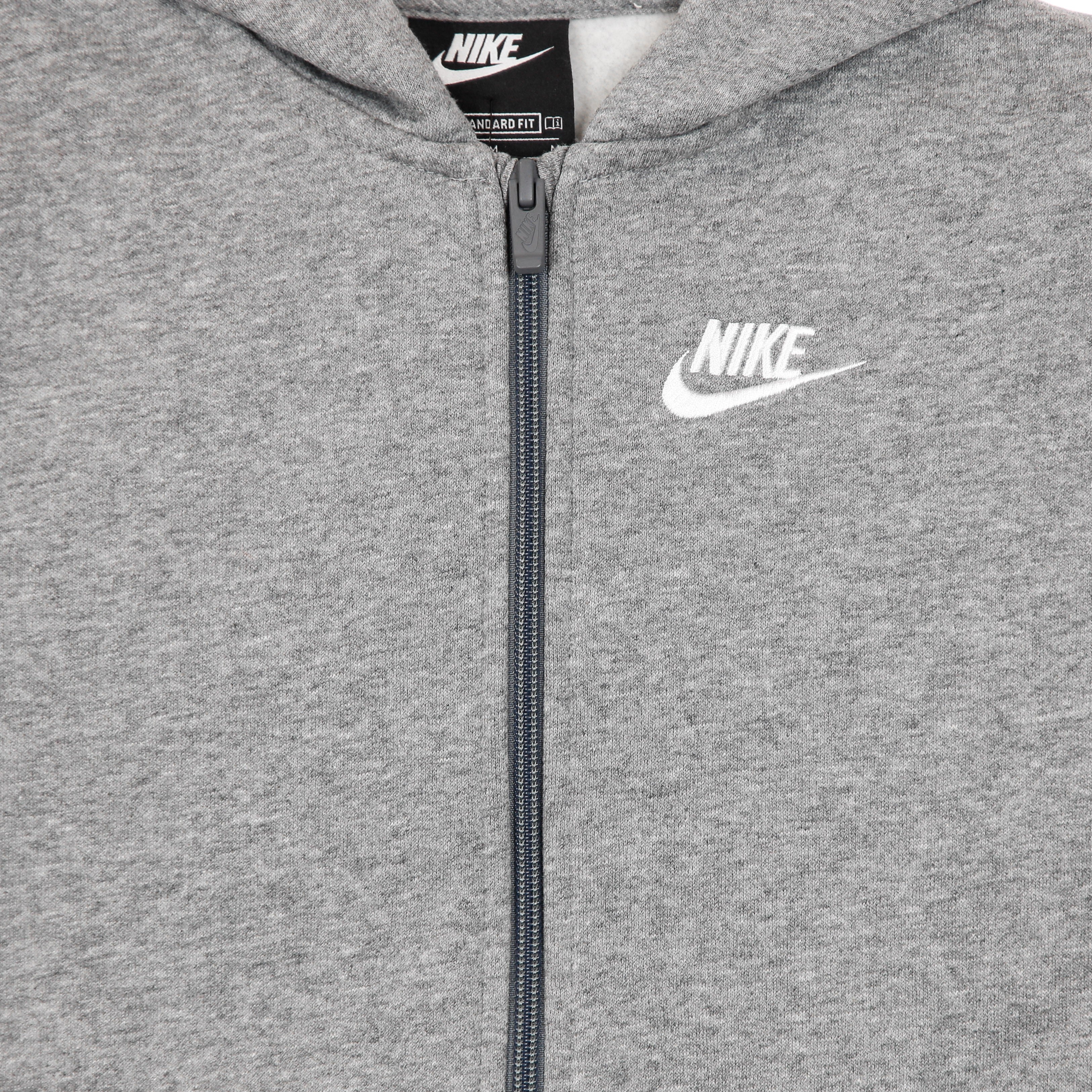 Nike, Felpa Cappuccio Zip Ragazzo Hoodie Club, 