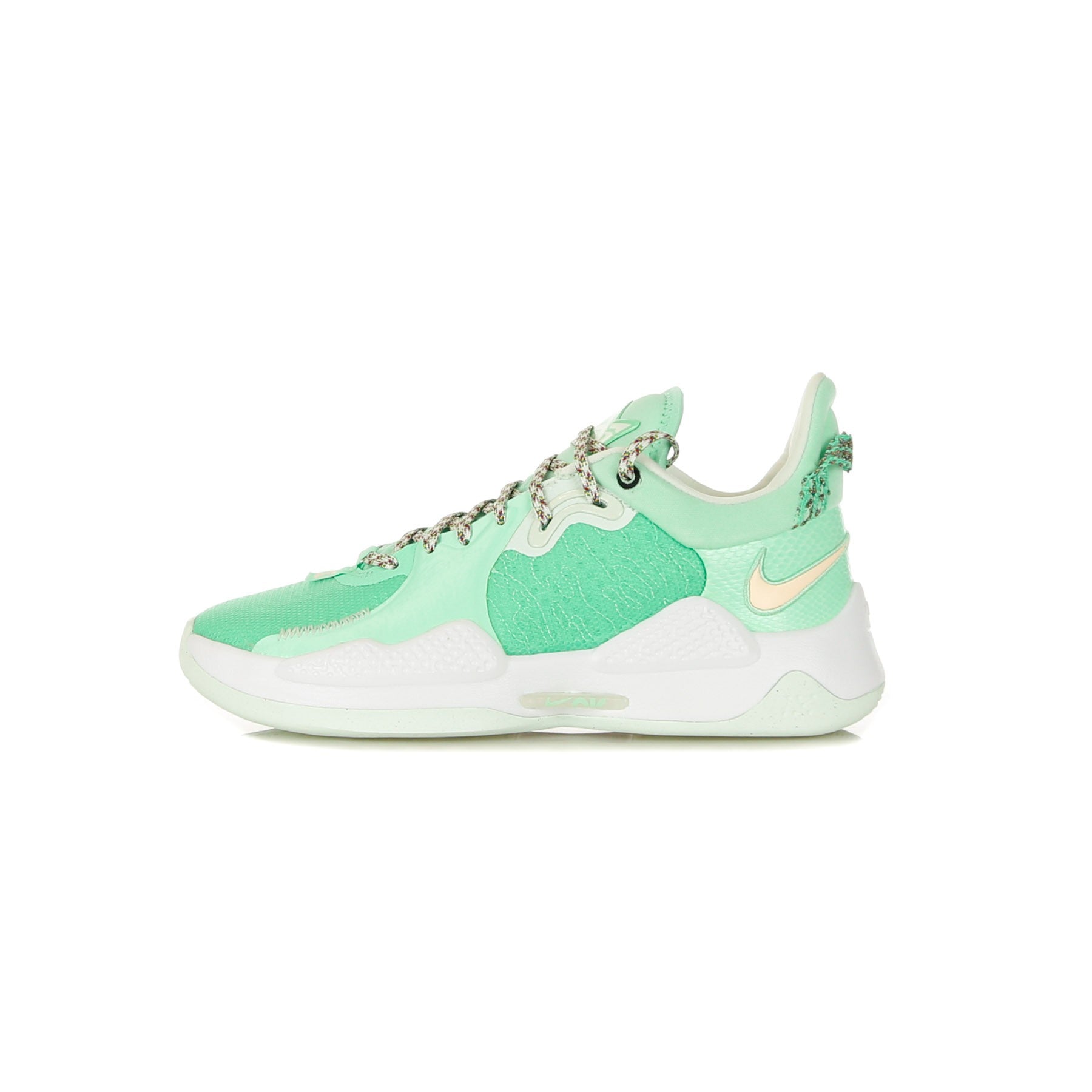 Low Men's Shoe Pg 5 "play For The Future" Green Glow/barely Green/glacier Blue