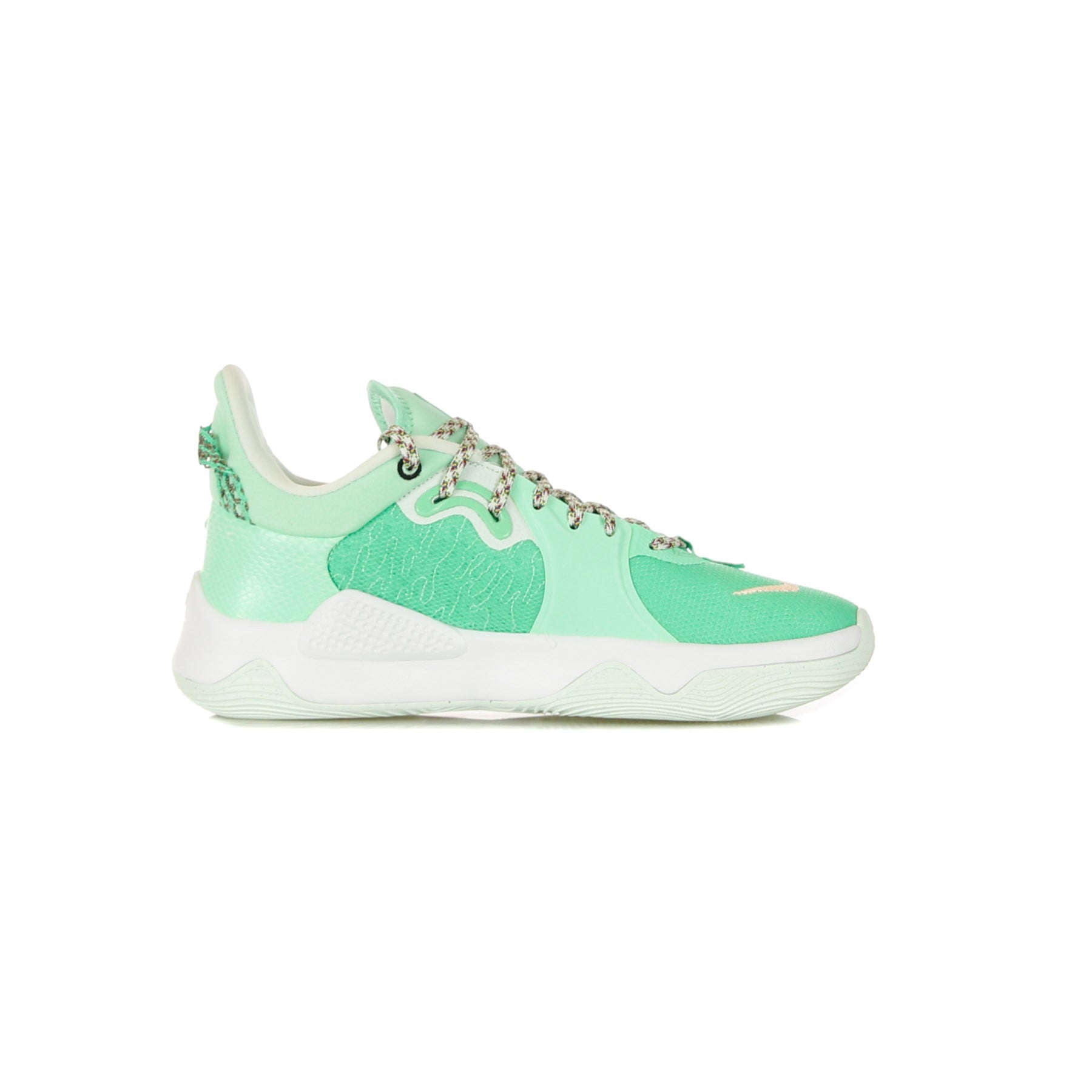 Low Men's Shoe Pg 5 "play For The Future" Green Glow/barely Green/glacier Blue