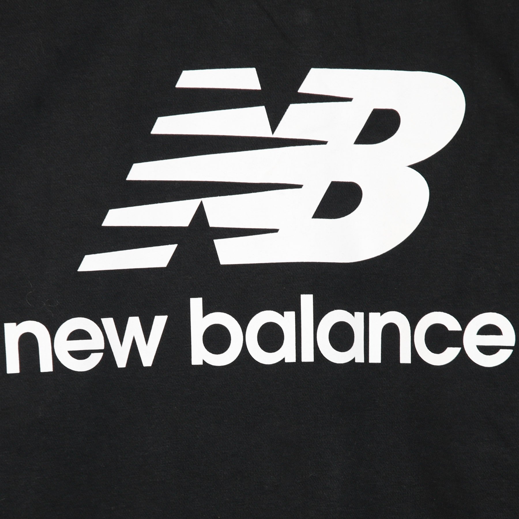 New Balance, Felpa Leggera Girocollo Uomo Essentials Stacked Logo Crew, 