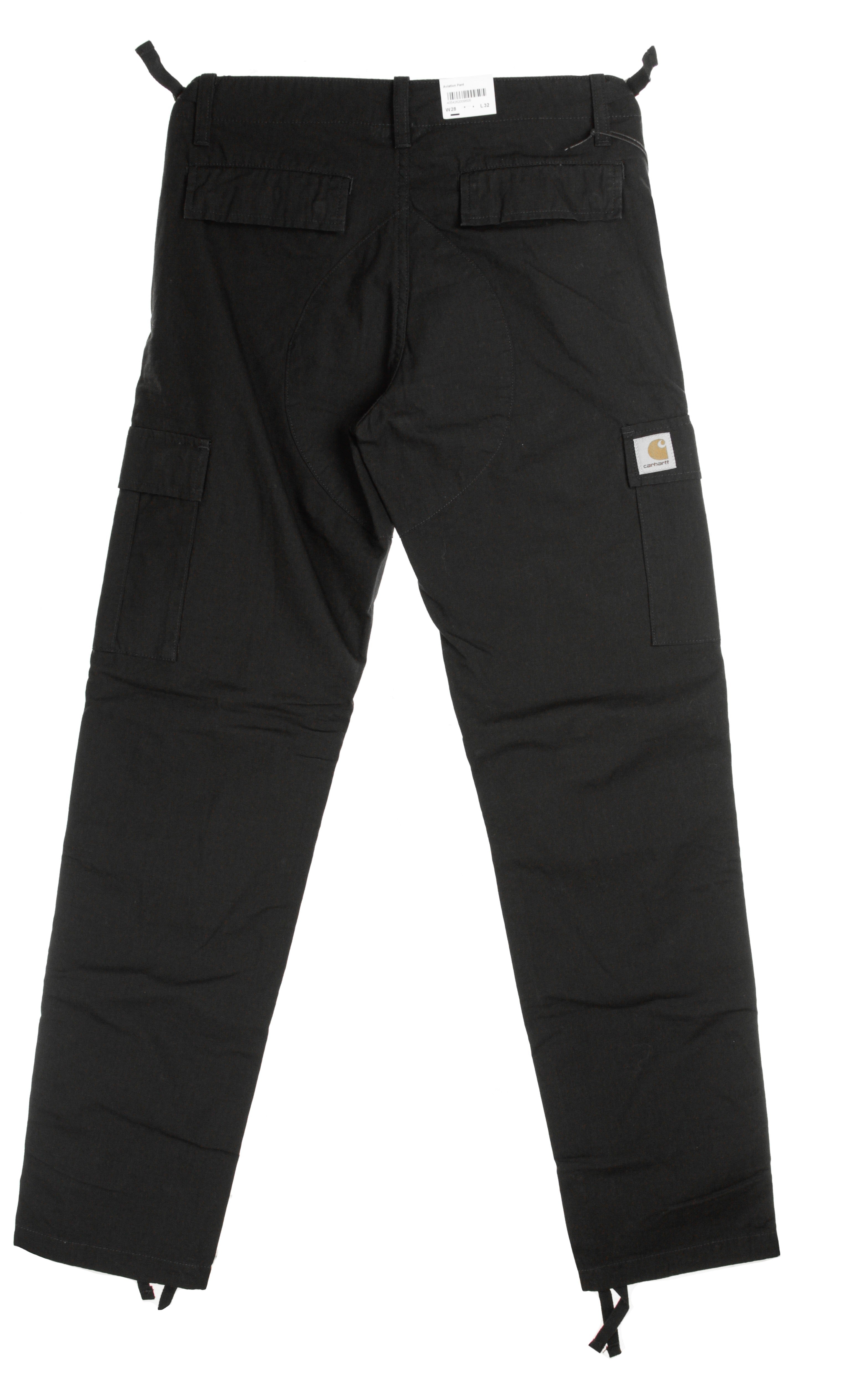 Pantalone Lungo Uomo Aviation Pant Black Rinsed