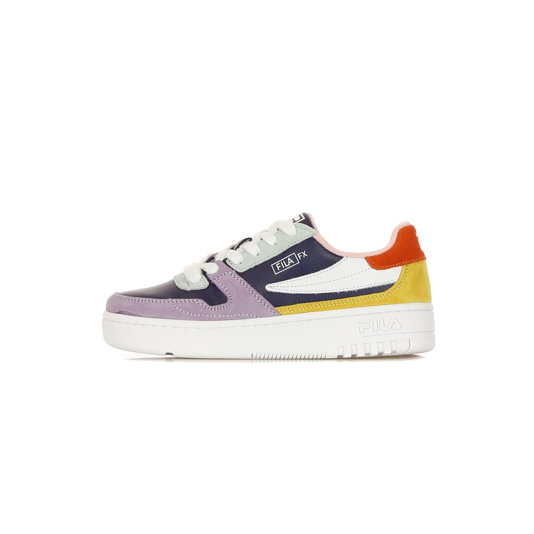 Fila, Scarpa Bassa Donna Fxventuno L Low Wmn, Pastel Lilac/elfin Yellow