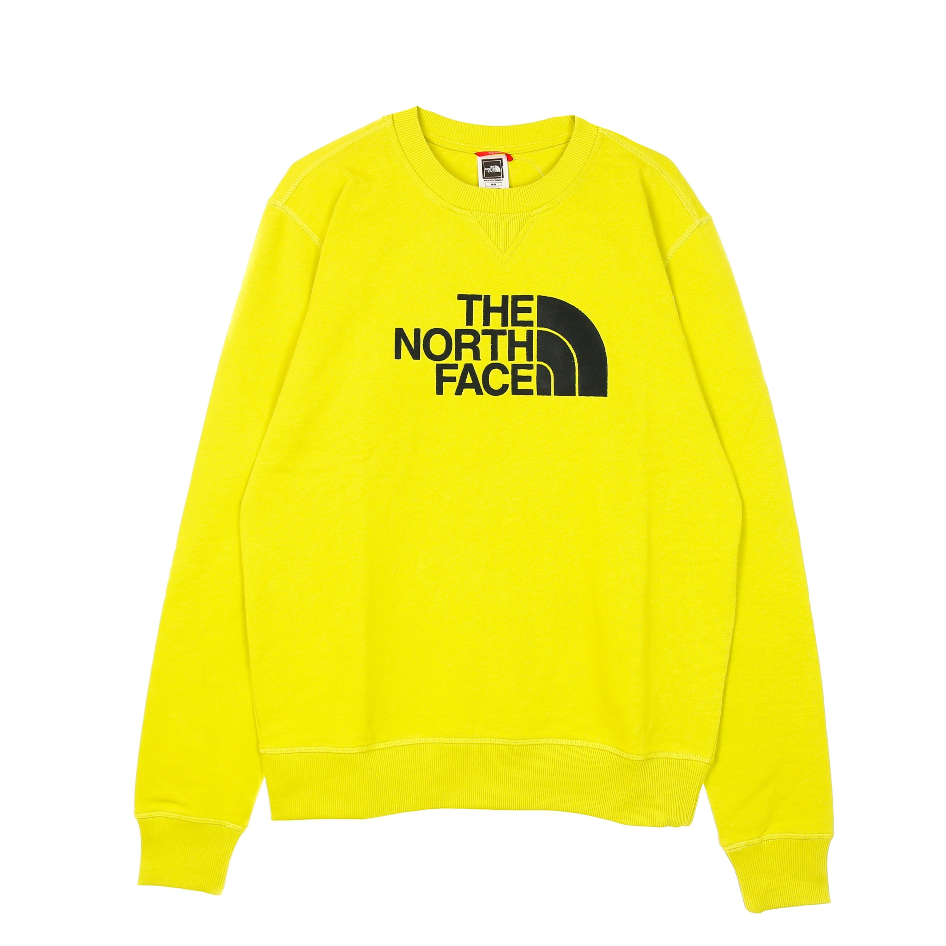 The North Face, Felpa Leggera Girocollo Uomo Drew Peak Crew Light, Citronelle Green