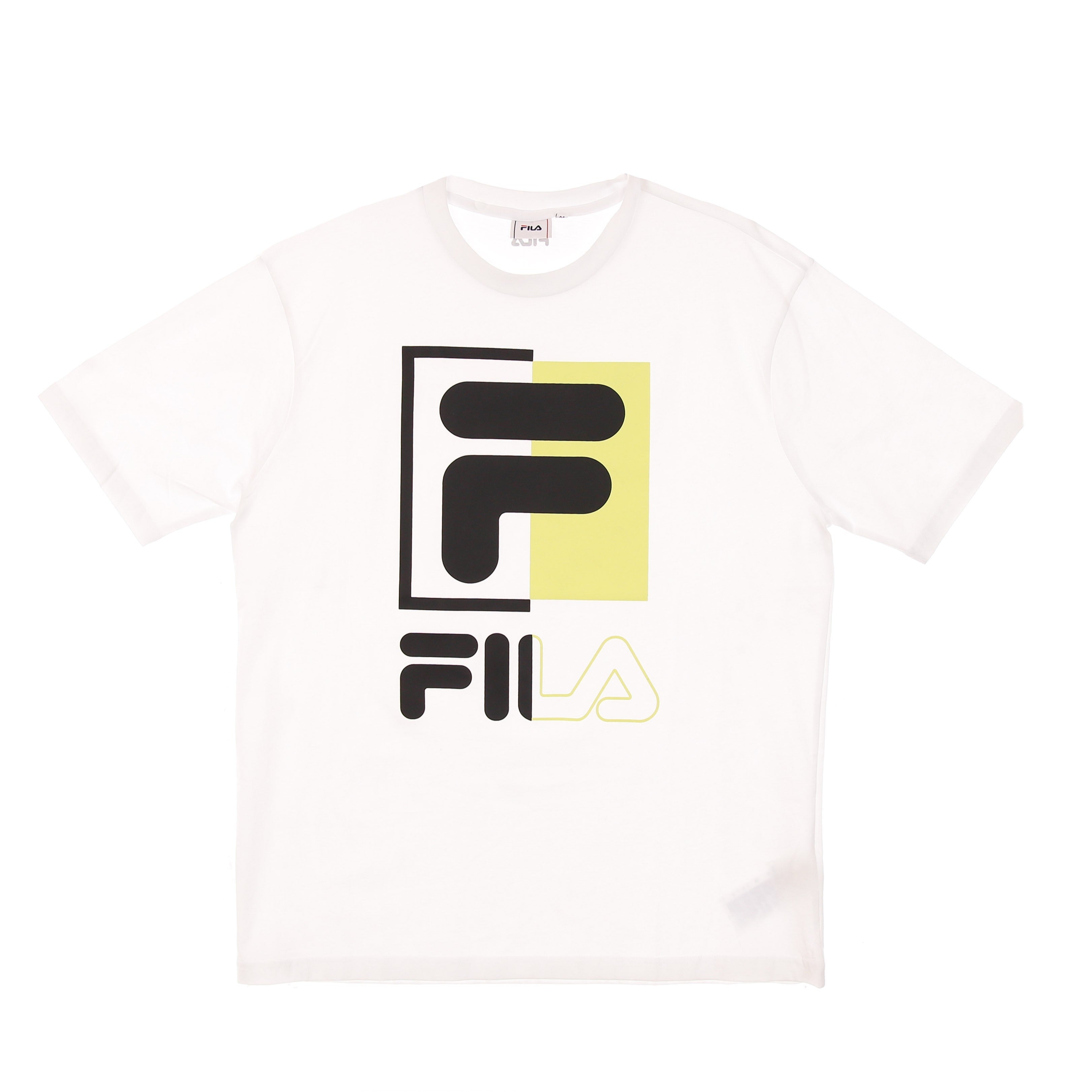 Fila, Maglietta Uomo Saku Tee, Bright White