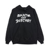 Thrasher, Felpa Cappuccio Uomo Skate & Destroy Hoodie, Black/white