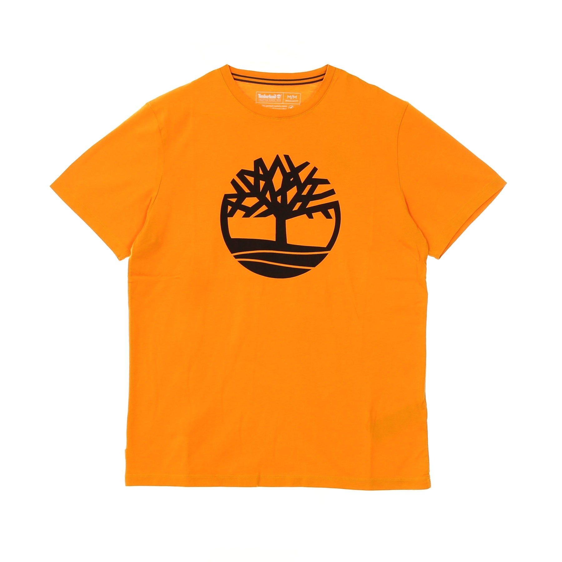 Timberland, Maglietta Uomo K-r Brand Tree Tee, Dark Cheddar