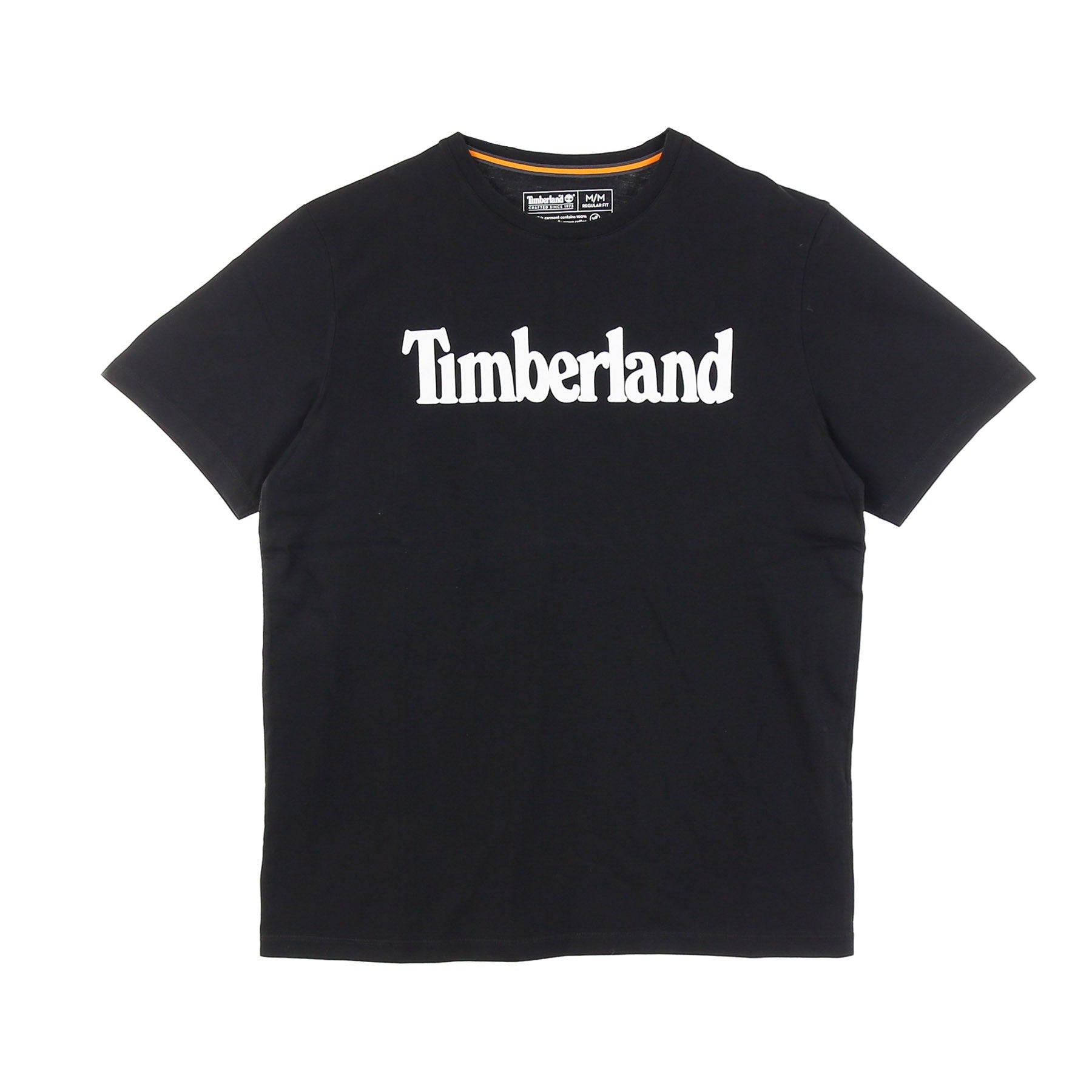 Timberland, Maglietta Uomo K-r Brand Linear Tee, Black