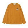Timberland, Felpa Leggera Girocollo Uomo Nnh Crewneck Sweatshirt, Wheat Boot