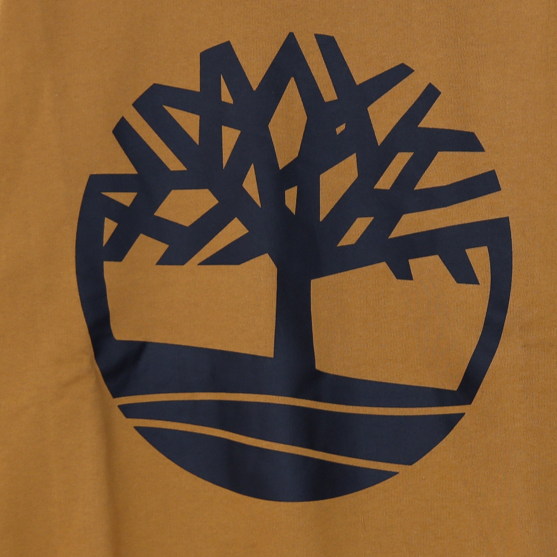 Timberland, Felpa Girocollo Uomo Core Logo Crewneck Brushback, Wheat Boot/black