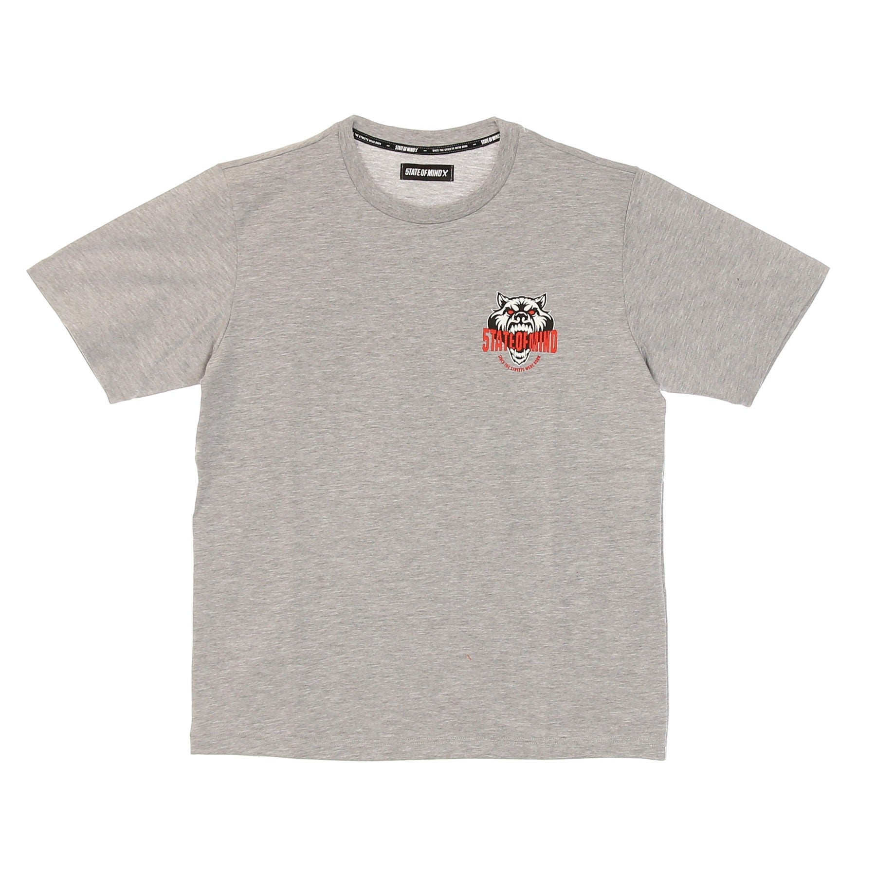5tate Of Mind, Maglietta Uomo Wolf, Grey