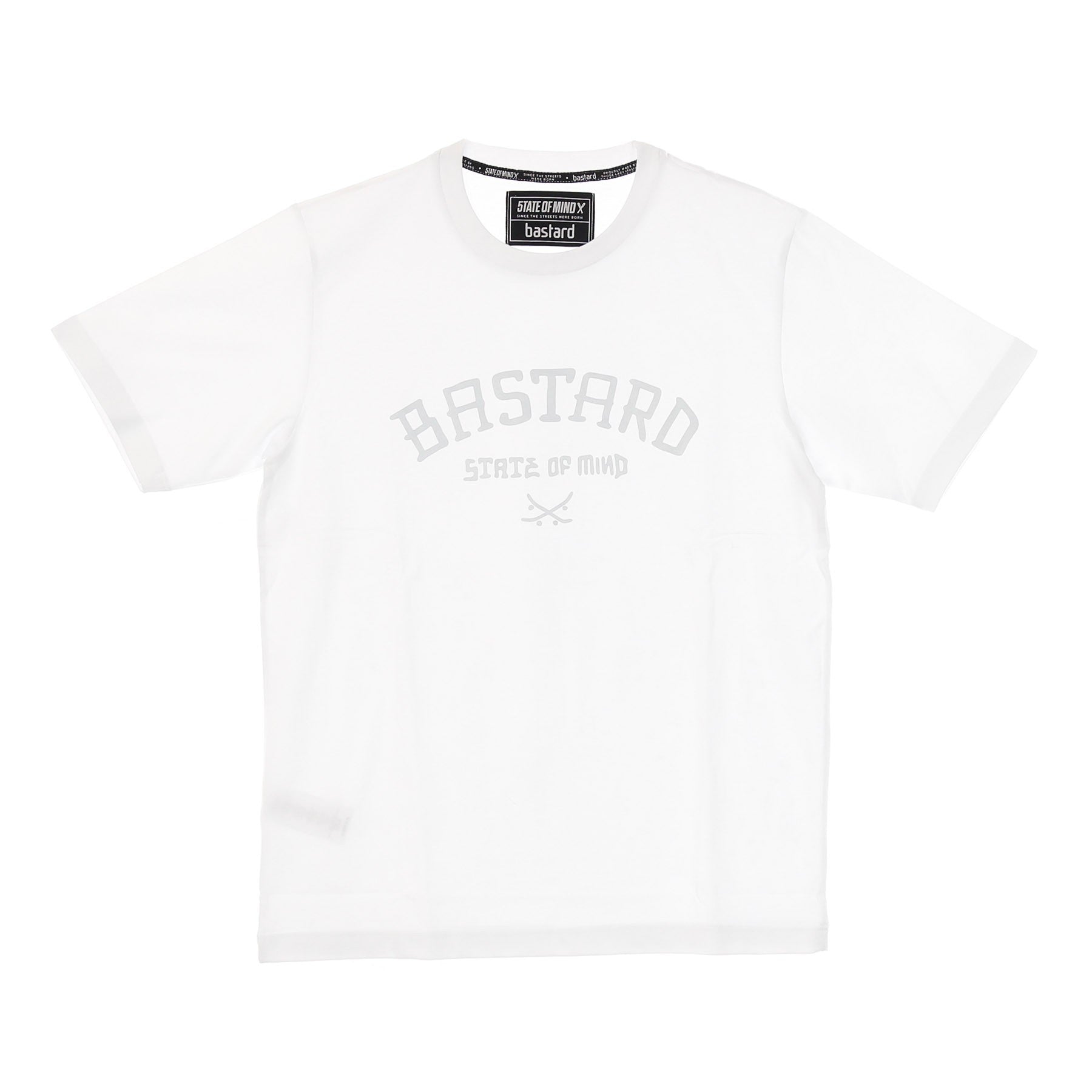 Men's T-Shirt 5om X Bastard Logo Tee White