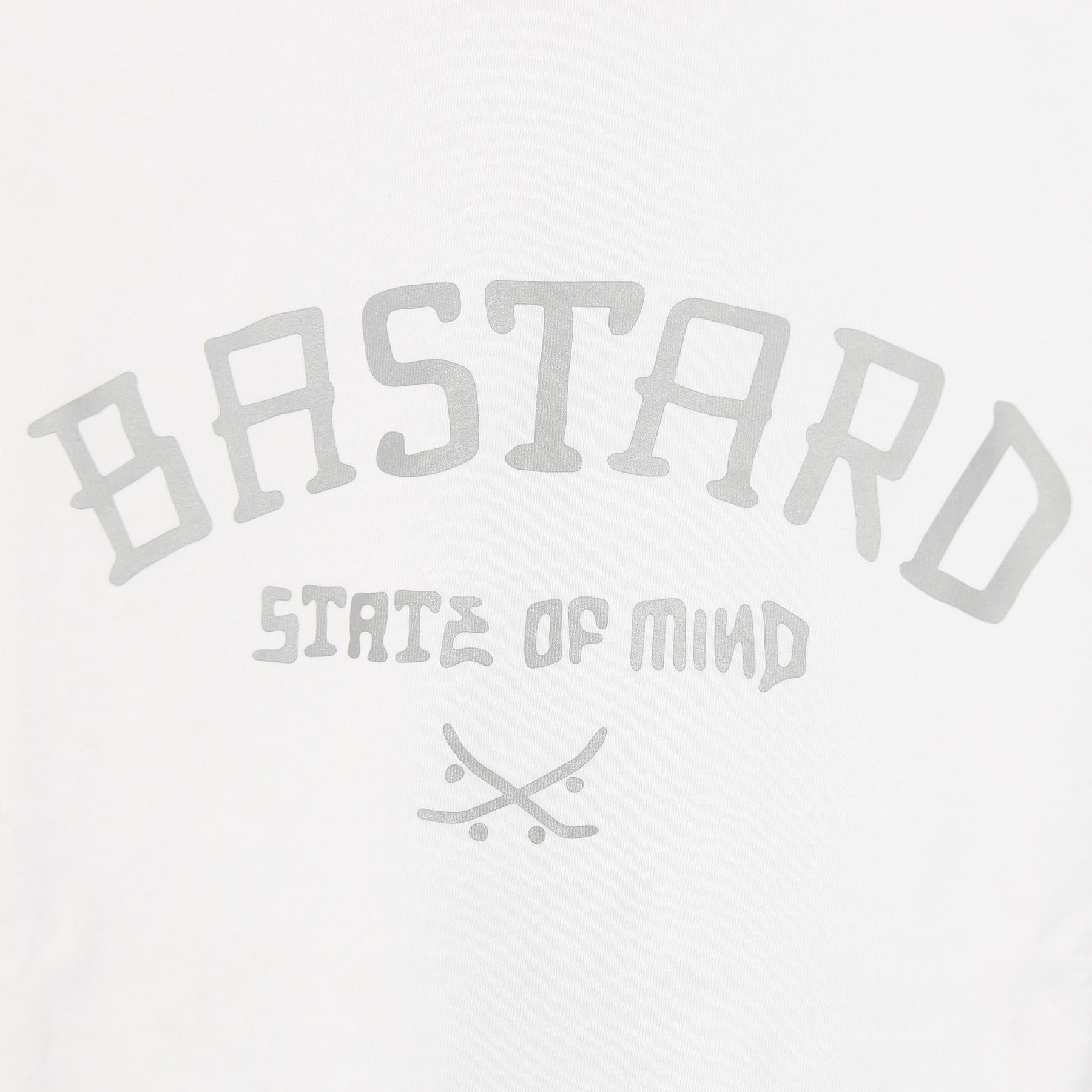 Maglietta Uomo 5om X Bastard Logo Tee White