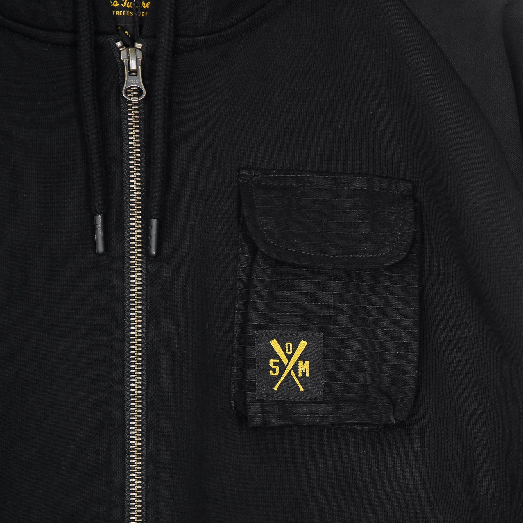 5tate Of Mind, Felpa Leggera Cappuccio Zip Uomo Retrofuture Cargo Zip Hoodie, 