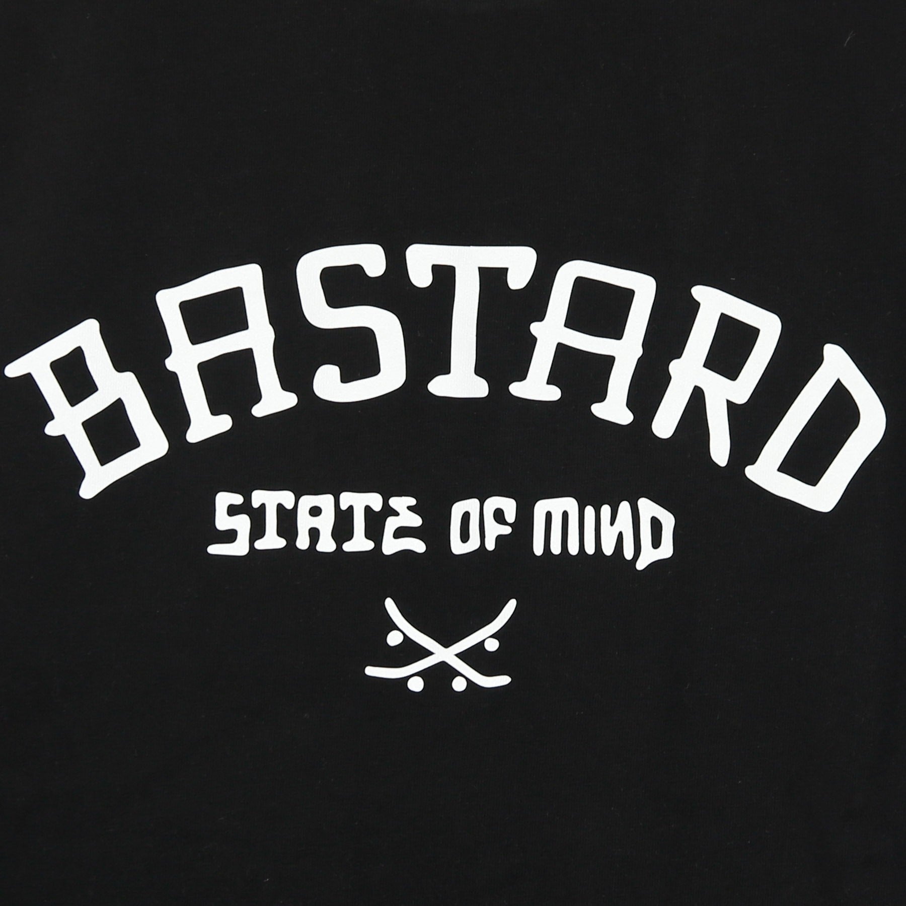 5tate Of Mind, Maglietta Uomo 5om X Bastard Logo Tee, 