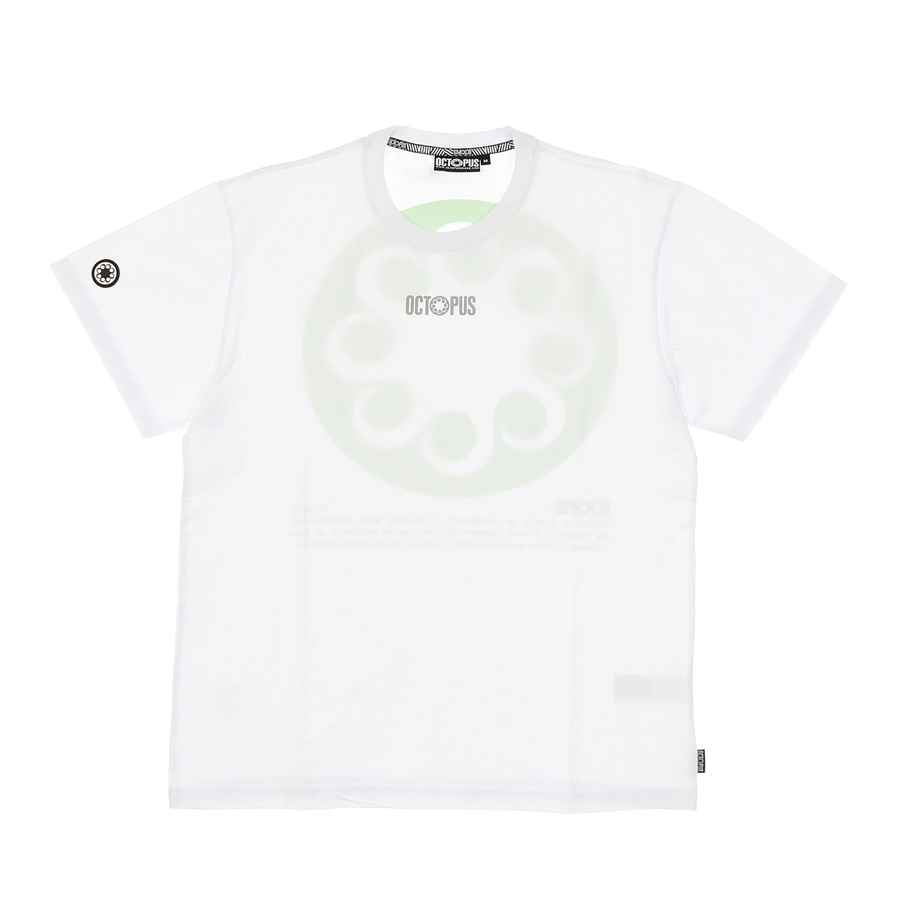 Octopus, Maglietta Uomo Logo Tee, White