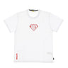 Iuter, Maglietta Uomo Logo Tee, White