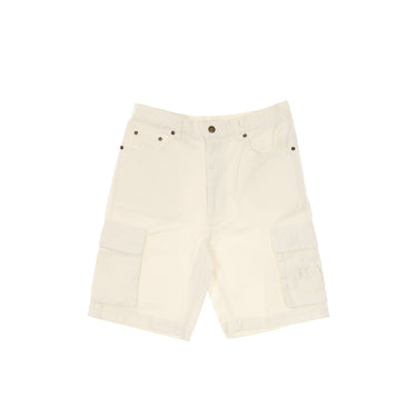 Karl Kani, Pantalone Corto Uomo Og Cargo Shorts, Off White