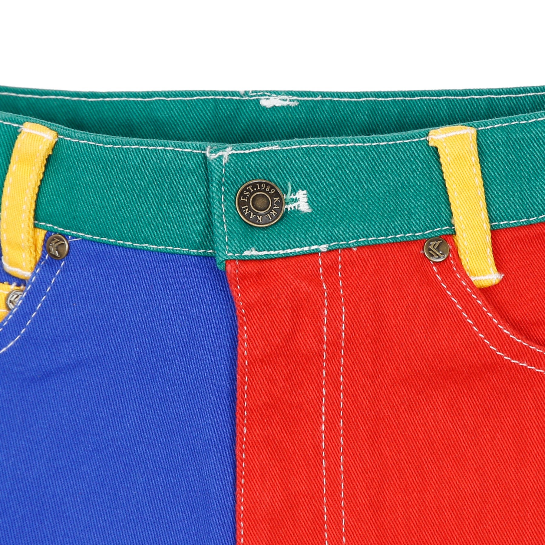 Karl Kani, Pantaloncino Donna Og Block Skirt, 