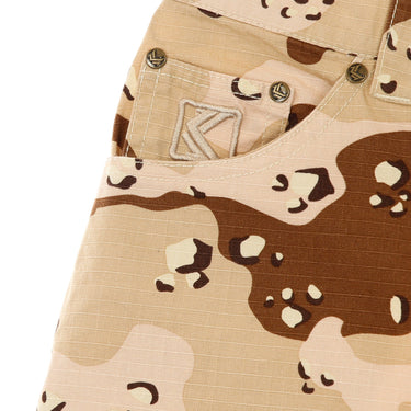 Karl Kani, Pantalone Corto Uomo Small Signature Washed Camo Shorts, 