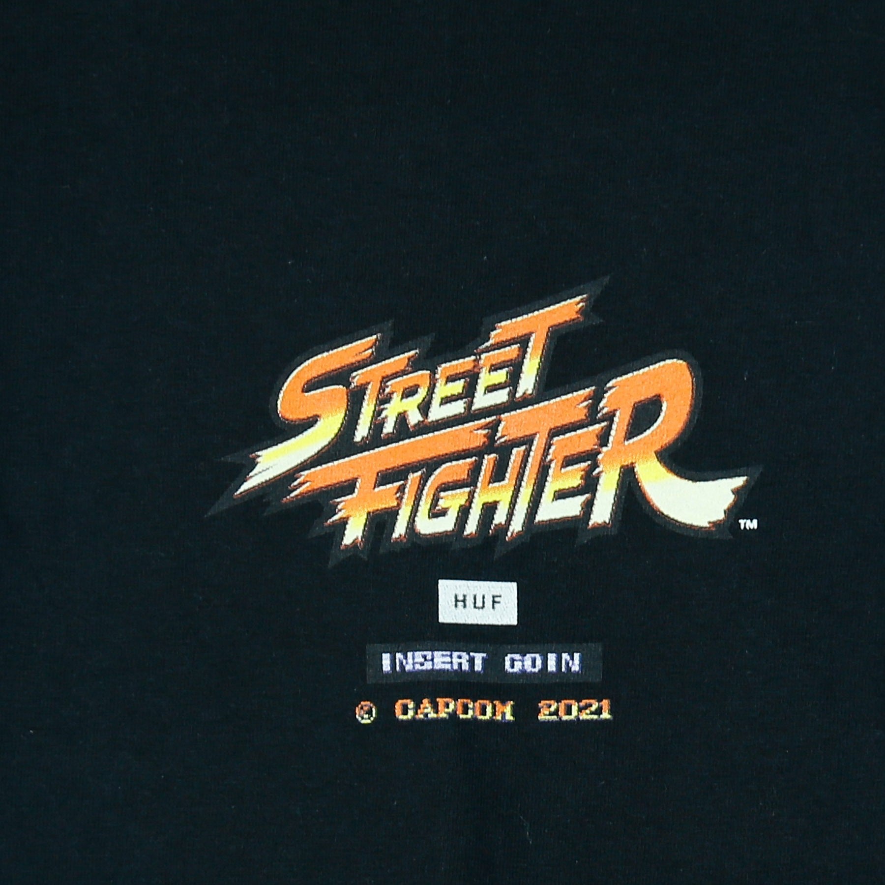 Huf, Maglietta Manica Lunga Uomo Ending L/s Tee X Street Fighter Ii, 