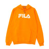 Fila, Felpa Cappuccio Uomo Pure Hoodie Kangaroo, Flame Orange