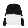 Fila, Felpa Leggera Cappuccio Uomo Jadon Blocked Tape Hoody, Black/bright White