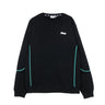 Fila, Felpa Leggera Girocollo Uomo Adil Crew Sweat, Black