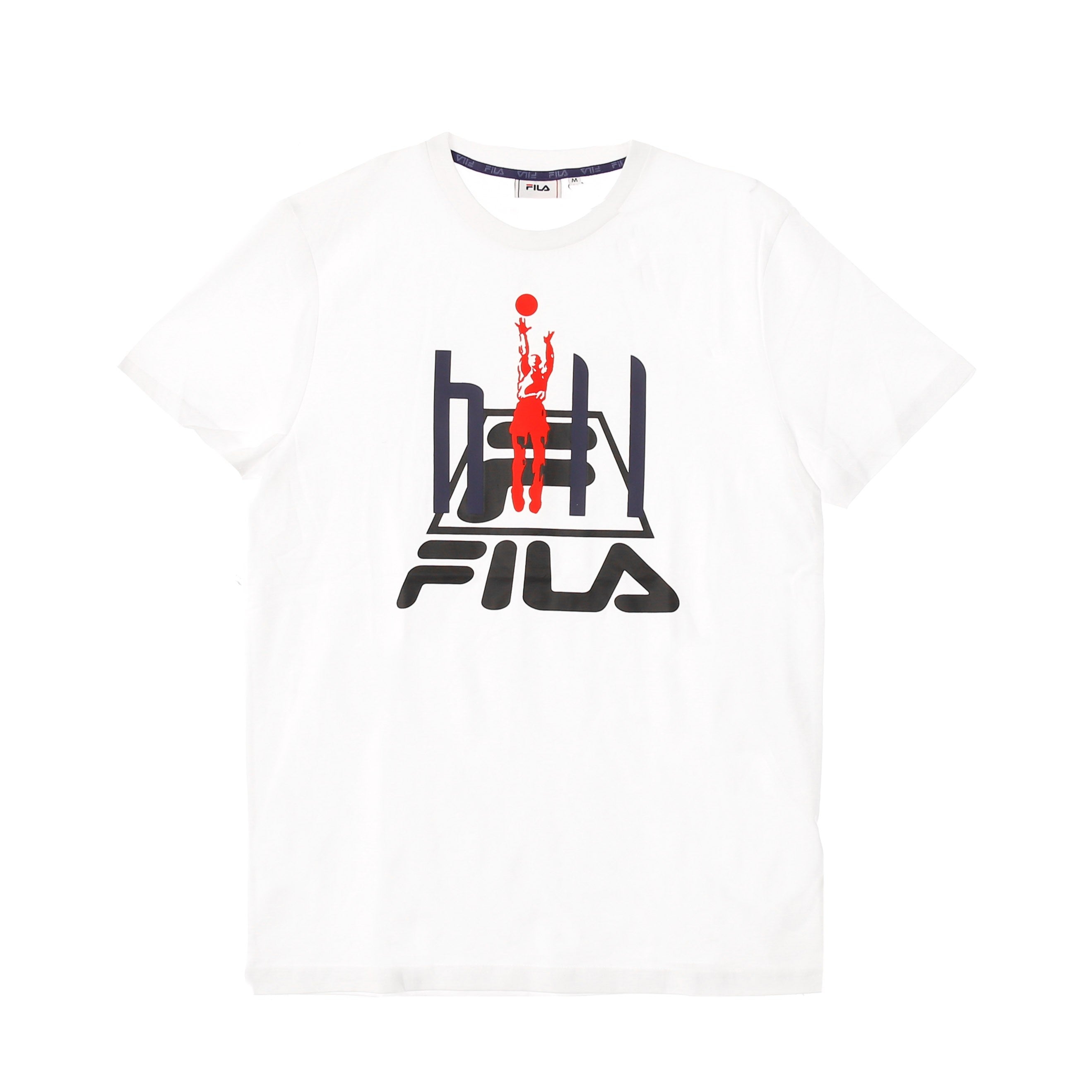 Fila, Maglietta Uomo Fico Tee, Bright White