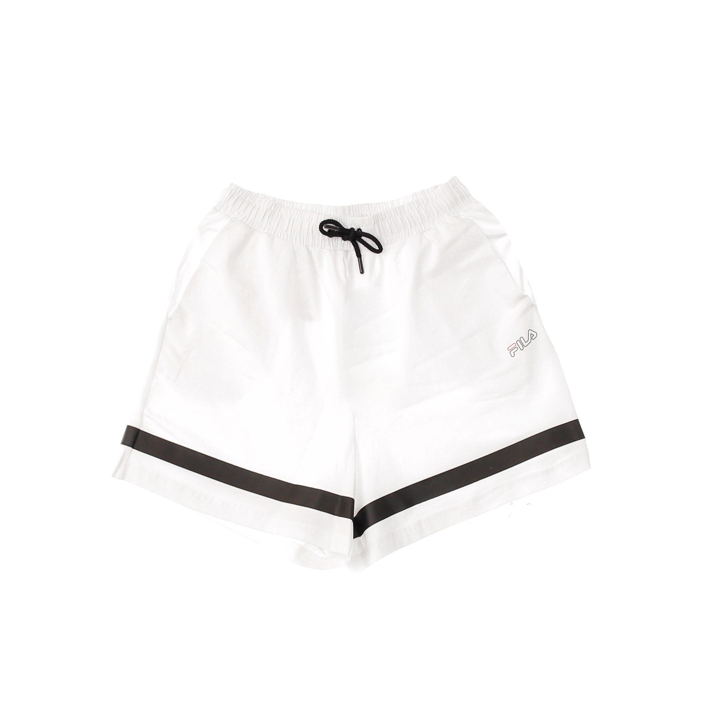 Fila, Pantaloncino Donna Jaka High Waist Sporty Shorts, Bright White