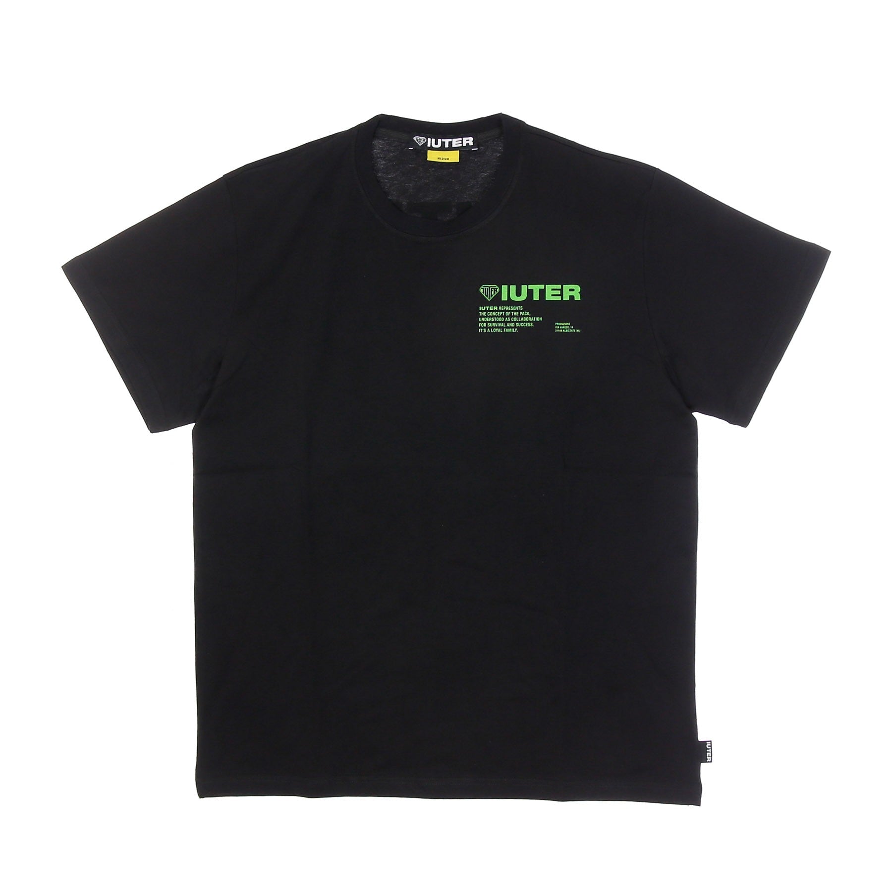 Men's Info Tee Black T-Shirt