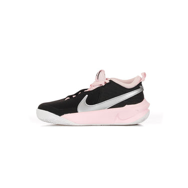 Nike, Scarpa Bassa Ragazzo Team Hustle D 10 (gs), Black/metallic Silver/pink Foam/white