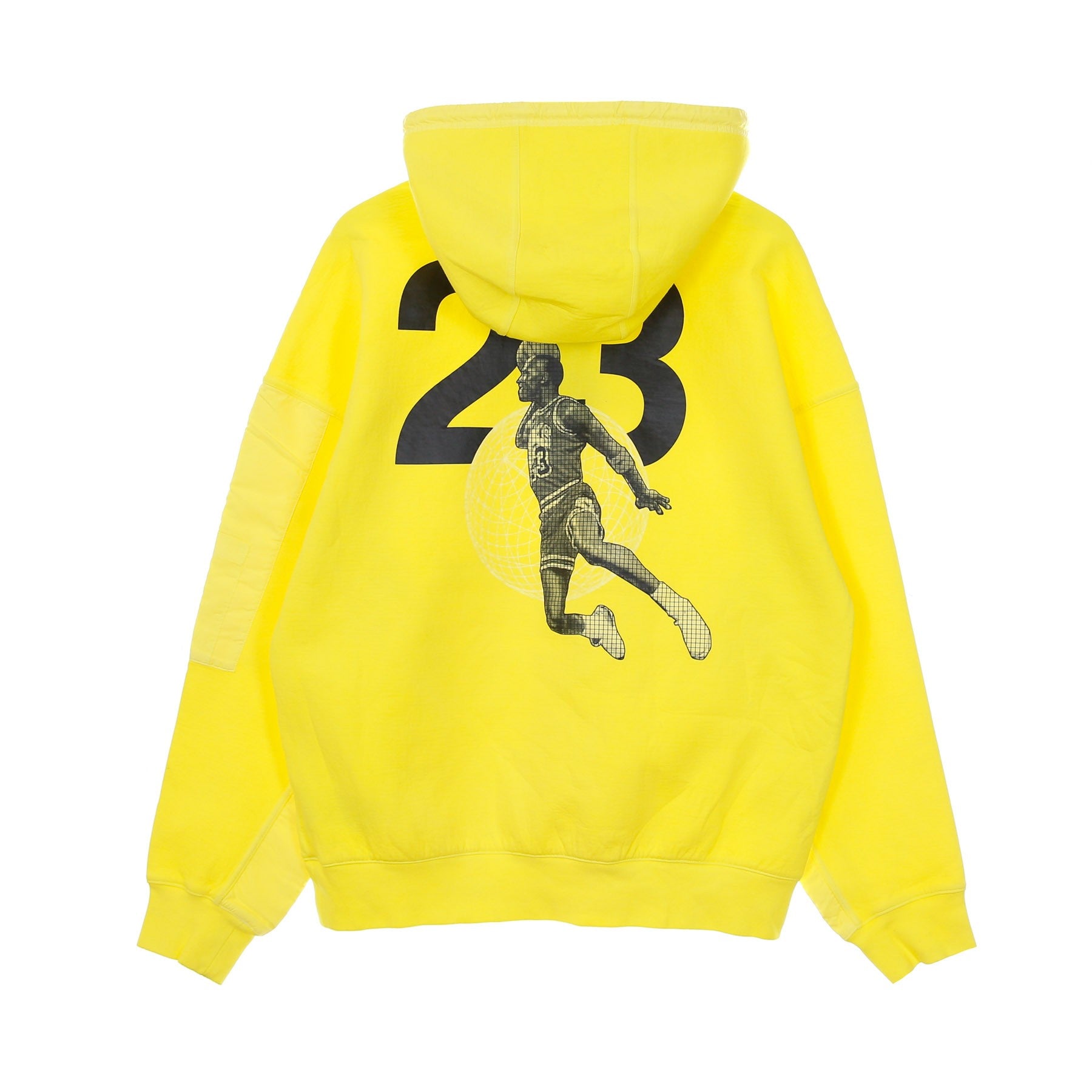 Jordan, Felpa Leggera Cappuccio Uomo M 23engineered Washed Fleece Pullover Hoodie, 