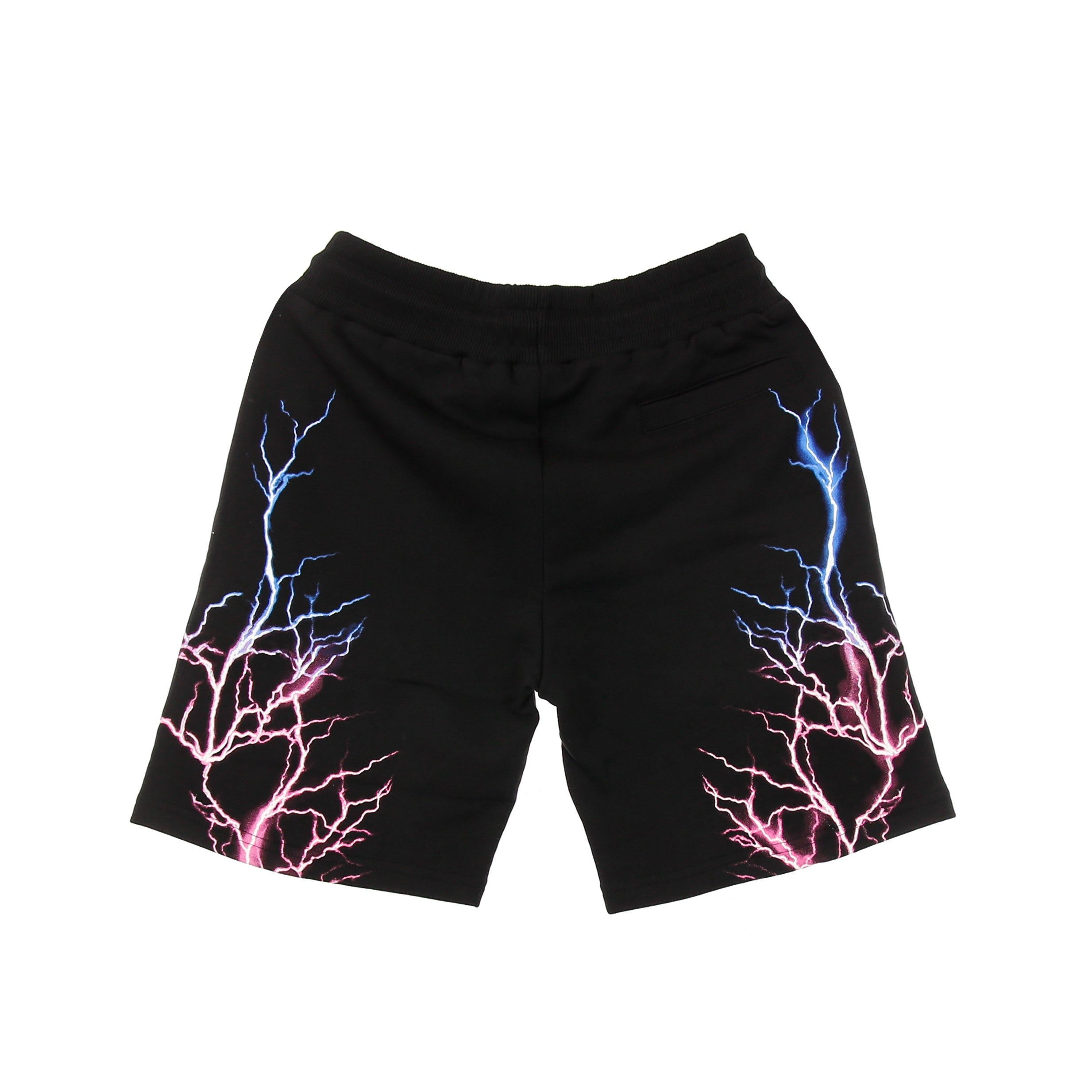 Men's Tracksuit Shorts Pink Light Blue Lightning Shorts